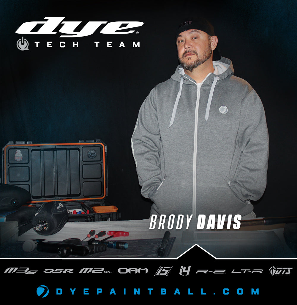 BRODY DAVIS JOINS DYE TECH TEAM