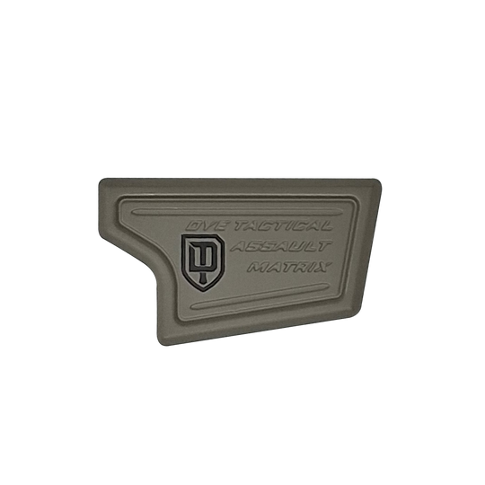 DAM Side Body Logo Plate - Dark Earth (Pair, Left &amp; Right)