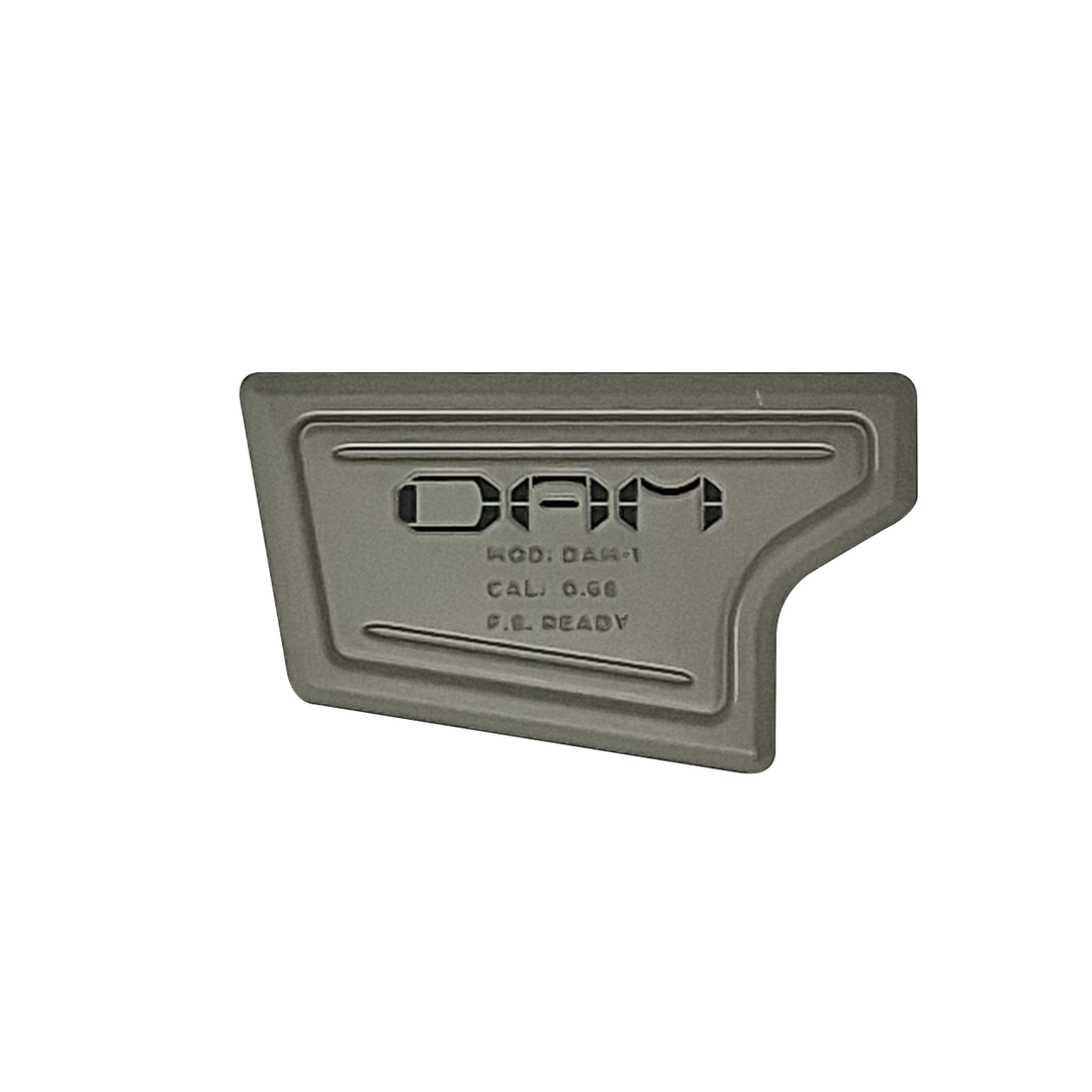 DAM Side Body Logo Plate - Dark Earth (Pair, Left &amp; Right)