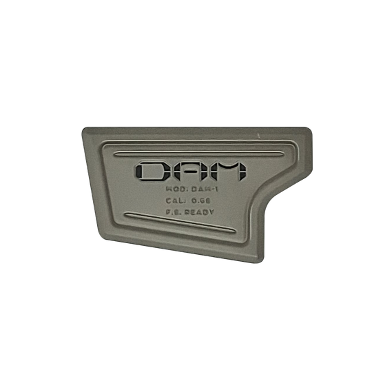 DAM Side Body Logo Plate - Dark Earth (Pair, Left &amp; Right)