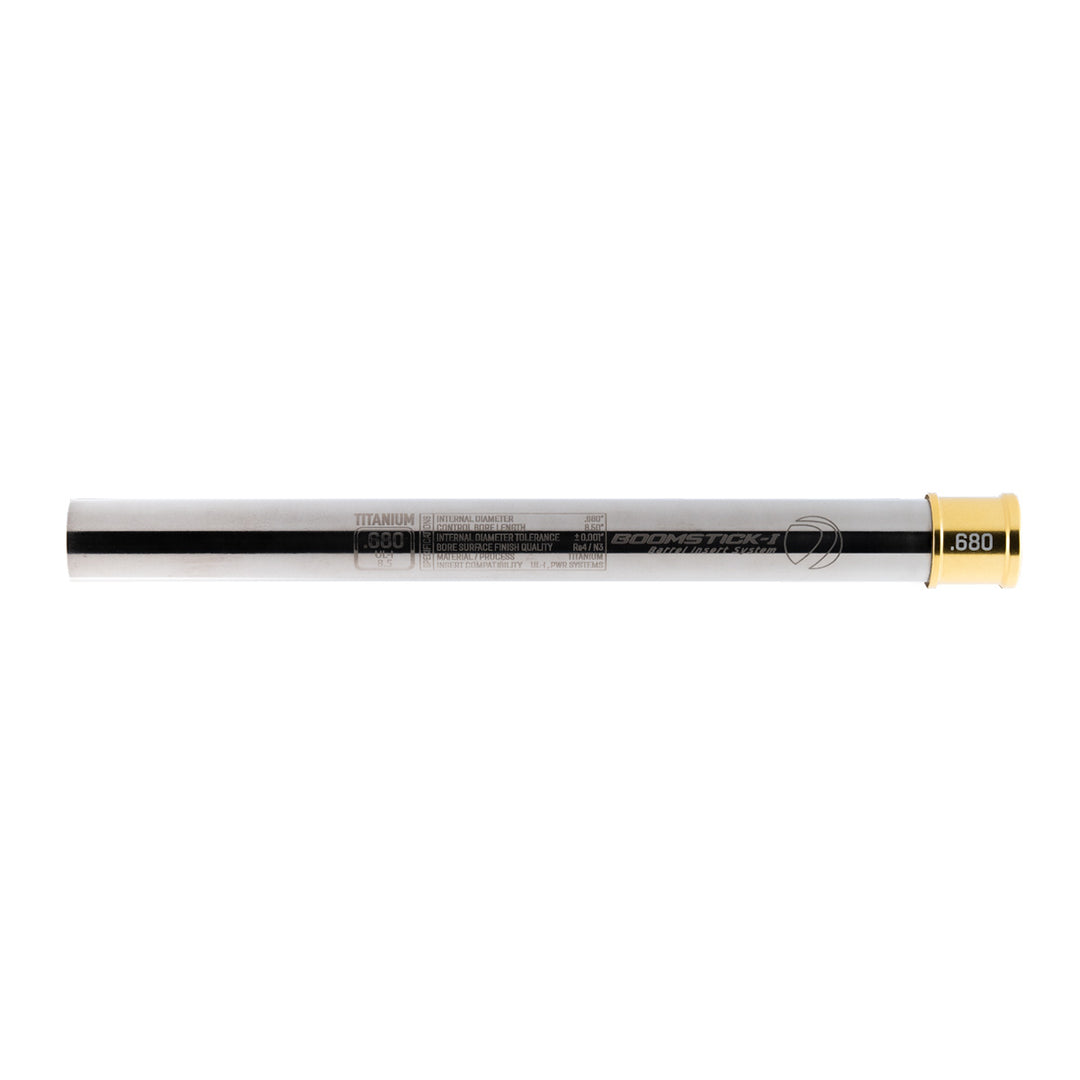 DYE Boomstick-I Ti FC-I forged carbon fiber paintball barrel kit – secondary detail