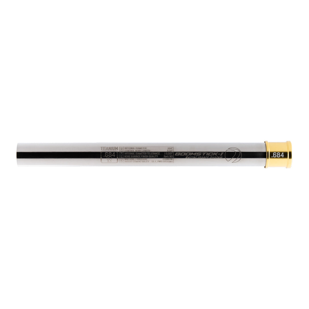 DYE Boomstick-I Ti FC-I forged carbon fiber paintball barrel kit – alternate product shot
