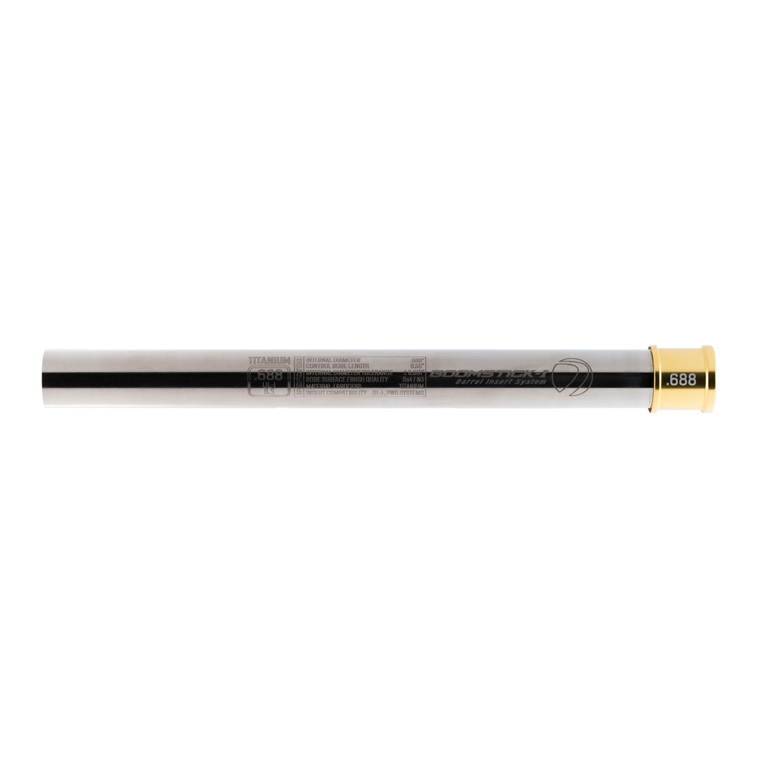 DYE Boomstick-I Ti FC-I forged carbon fiber paintball barrel kit – supplementary view