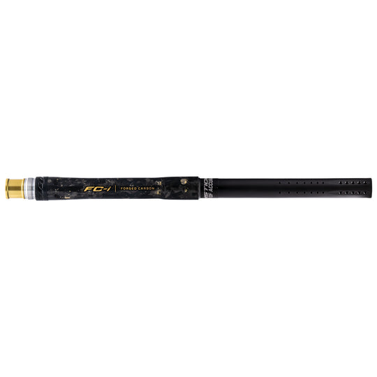 DYE Boomstick-I Ti FC-I forged carbon fiber paintball barrel kit – lifestyle / on-field shot