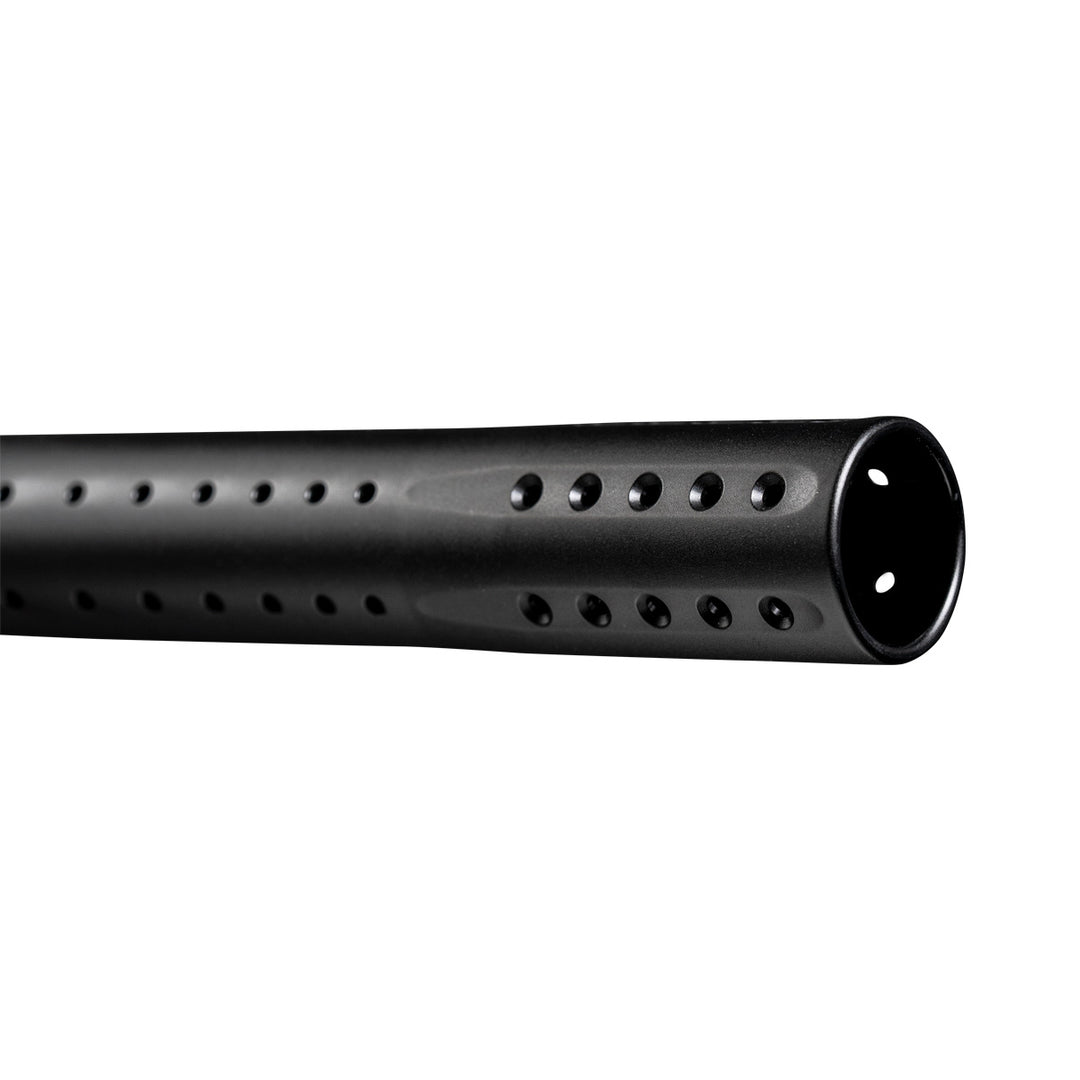 DYE Boomstick-I Ti FC-I forged carbon fiber paintball barrel kit – alternate close-up