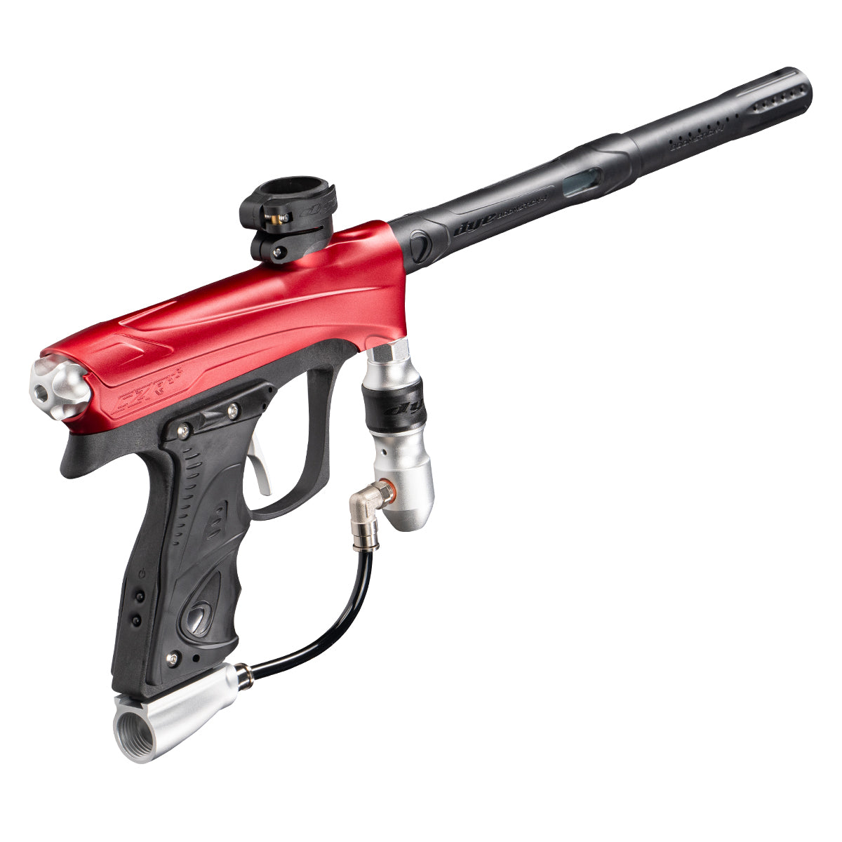 DYE Rize CZR+ - RED/SILVER Dust | DYE Paintball