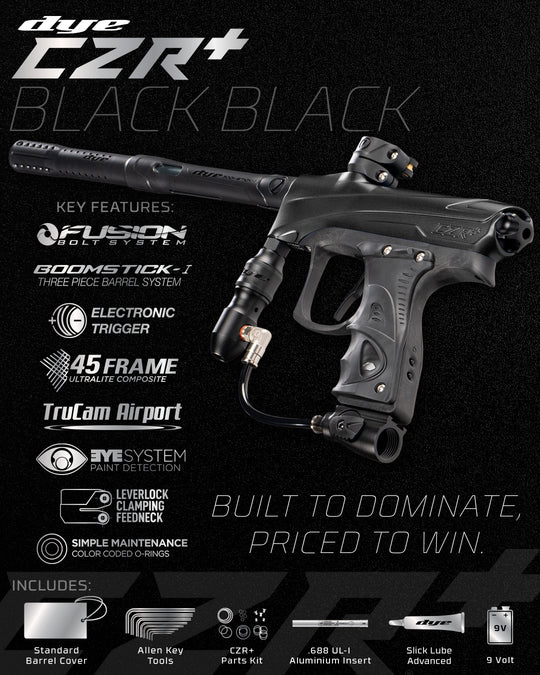 DYE RIZE CZR+ - BLACK/BLACK