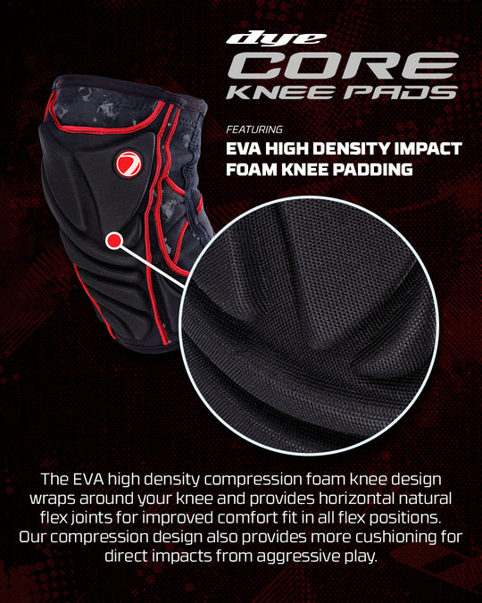 Performance Knee Pads - Dyecam Red