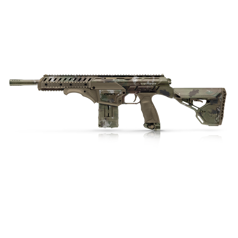 DYE Dyecam DAM - FALL Bundle: GET A FR paintball loader – opposite side view