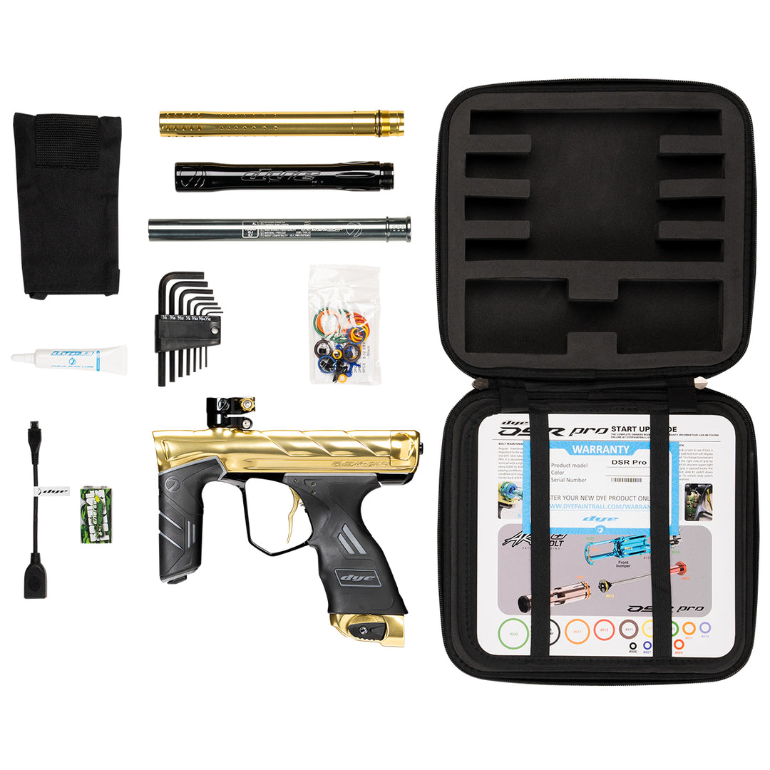 DYE DSR PRO 007 paintball marker – feature callout shot
