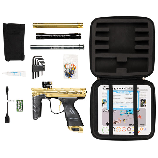 DYE DSR PRO 007 paintball marker – feature callout shot