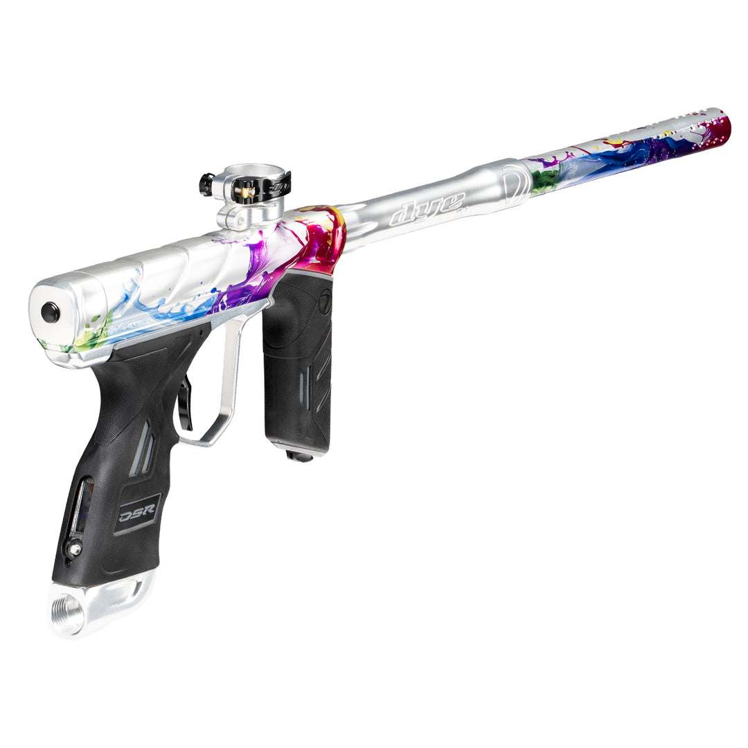 DYE DSR PRO PGA Color Splash paintball marker – alternate angle