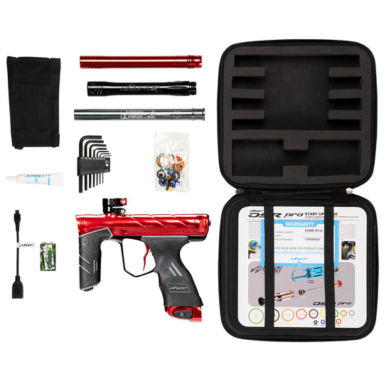 DYE DSR PRO Fire paintball marker – alternate angle