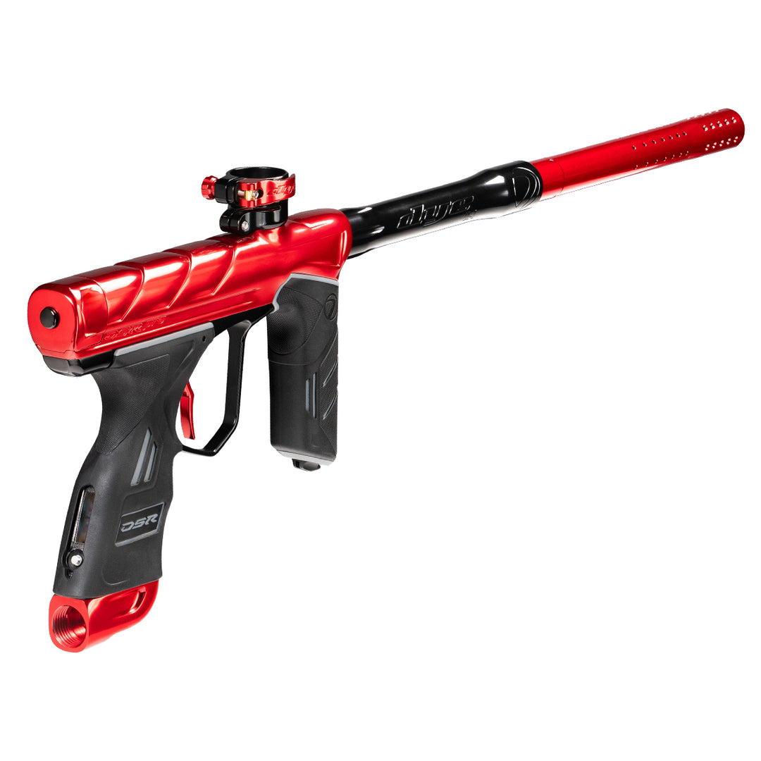 DYE DSR PRO Fire paintball marker – in-hand scale reference