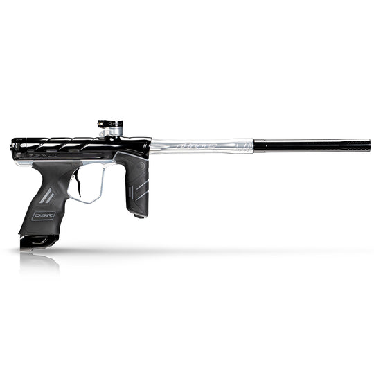 DYE DSR PRO Onyx paintball marker – rear / underside view