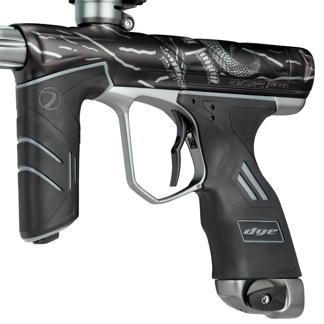 DYE DSR PRO PGA Sandana Snake GREY LE paintball marker – opposite side view