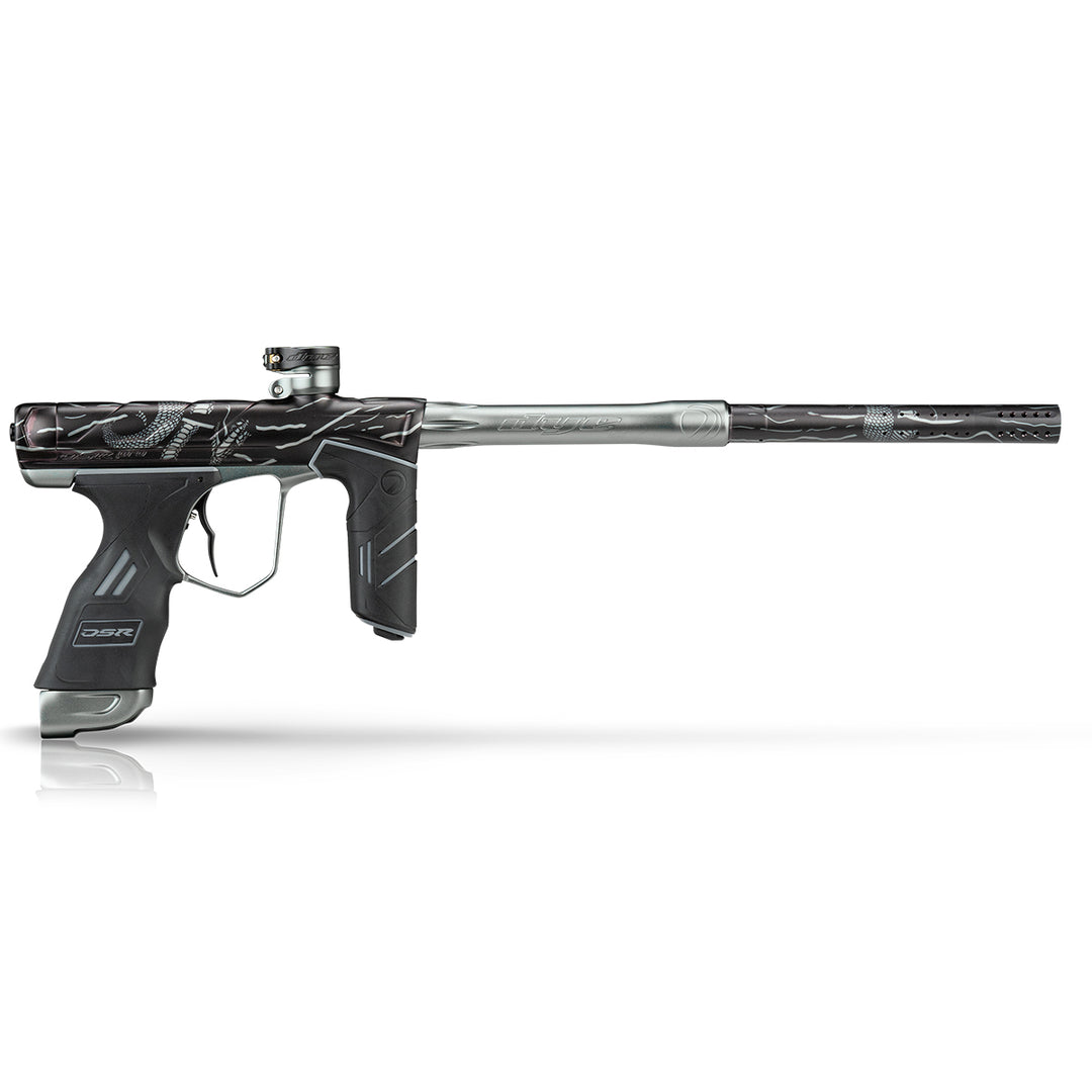 DYE DSR PRO PGA Sandana Snake GREY LE paintball marker – angled side view