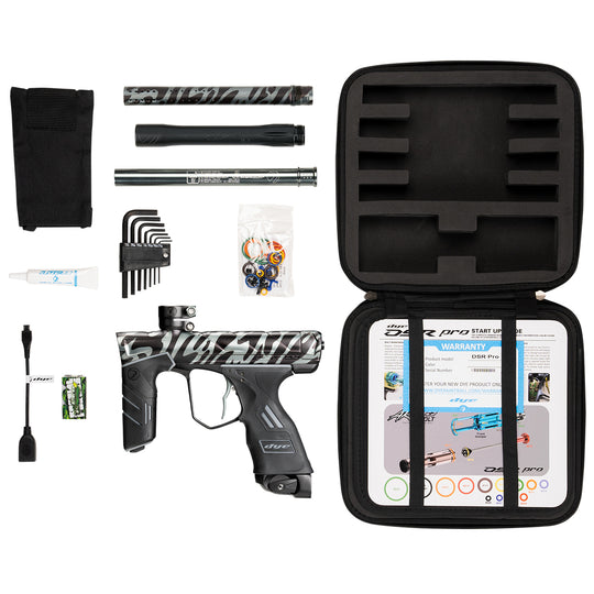 DYE DSR PRO PGA FF Watercam limited edition paintball marker – feature callout shot