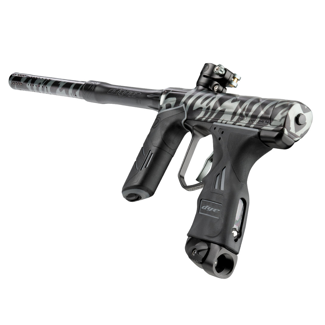 DYE DSR PRO PGA FF Watercam limited edition paintball marker – top-down detail view