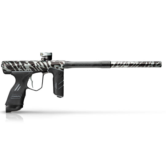 DYE DSR PRO PGA FF Watercam limited edition paintball marker – angled side view