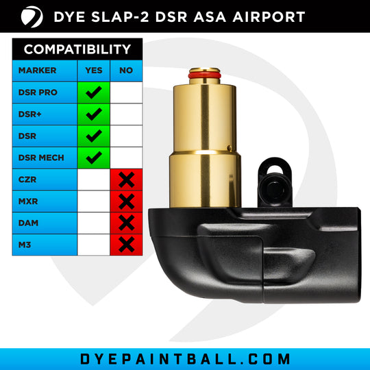 DYELab SLAP2 ASA air system adapter – opposite side view