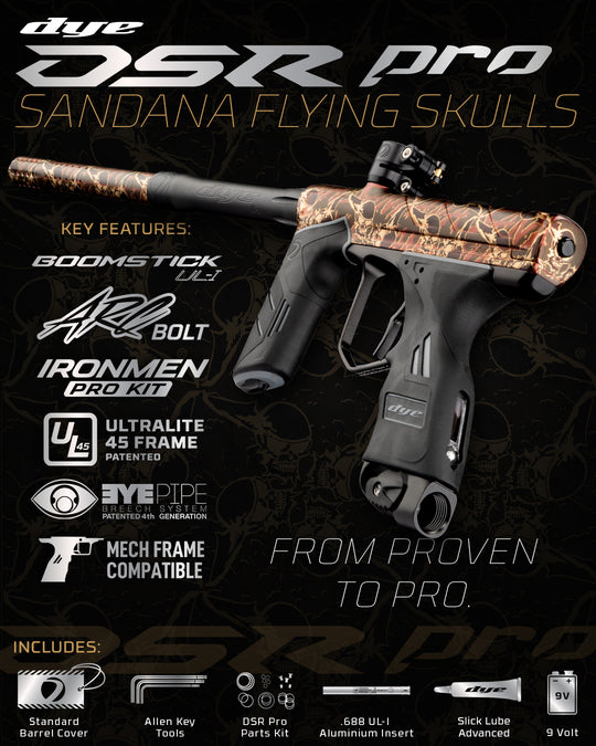 DSR PRO PGA SANDANA SKULL OLIVE - LIMITED EDITION 1 of 25