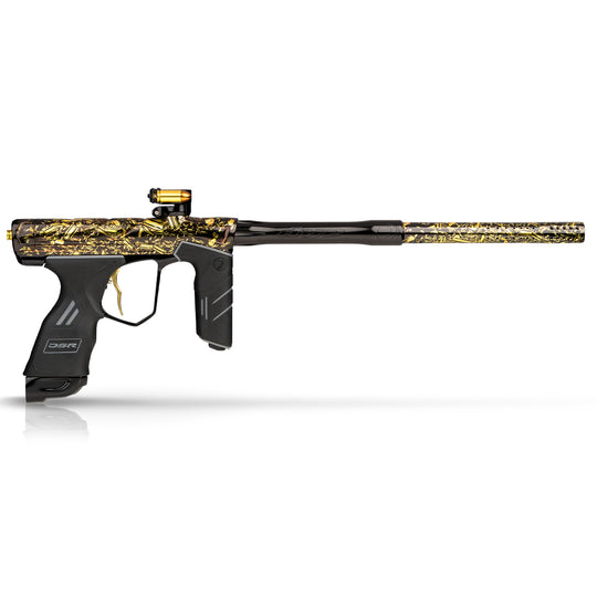 DYE DSR PRO PGA Spent custom paintball marker – opposite side view