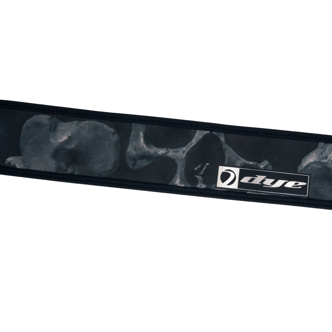 DYE X HALO - HEAD TIE - SKULLS BLACK/SILVER