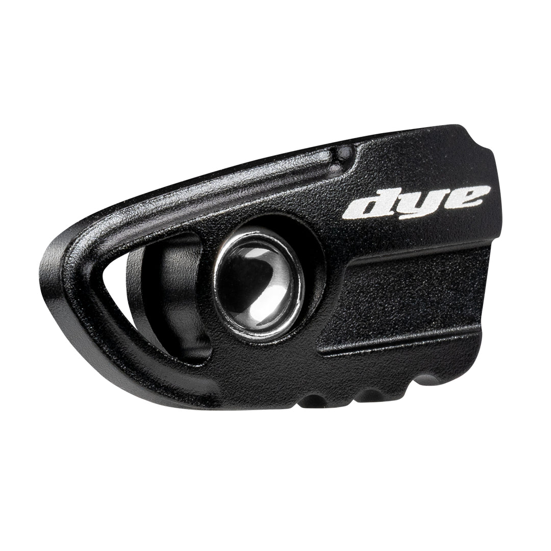 DYE Dyelab Skeletonized ASA Knob – DYE paintball marker – feature callout shot
