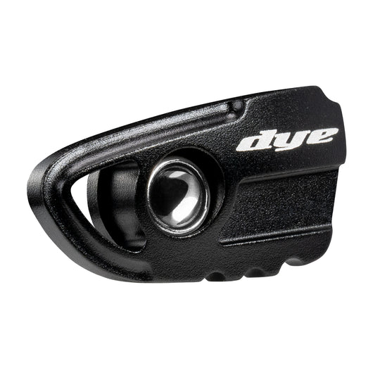 DYE Dyelab Skeletonized ASA Knob – DYE paintball marker – feature callout shot