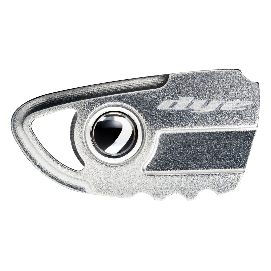 DYE Dyelab Skeletonized ASA Knob – DYE paintball marker – top-down detail view