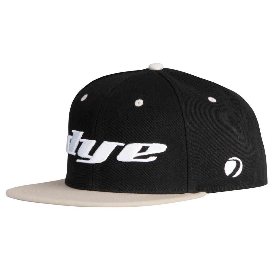 DYE Hat Logo LRG Snap Back-8 Colors paintball snapback hat – close-up of key feature