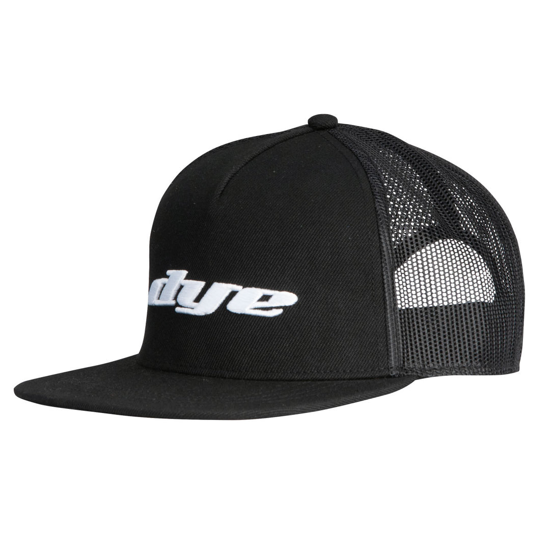 Dye Hat Logo Trucker Black/White Snap Back