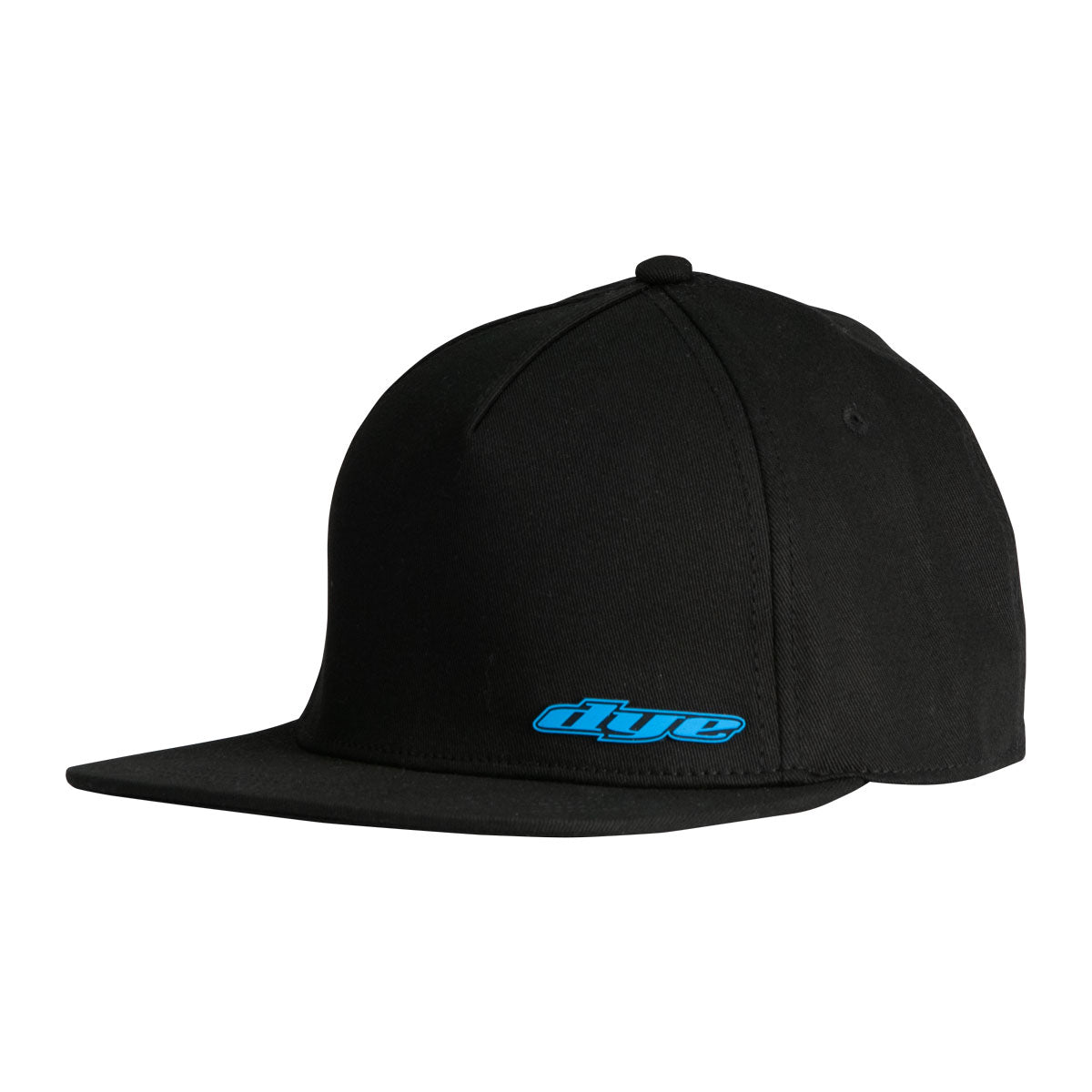Dye Hat LWR LFT Flex Flat Bill Black/Cyan S/M or L/XL – DYE Paintball