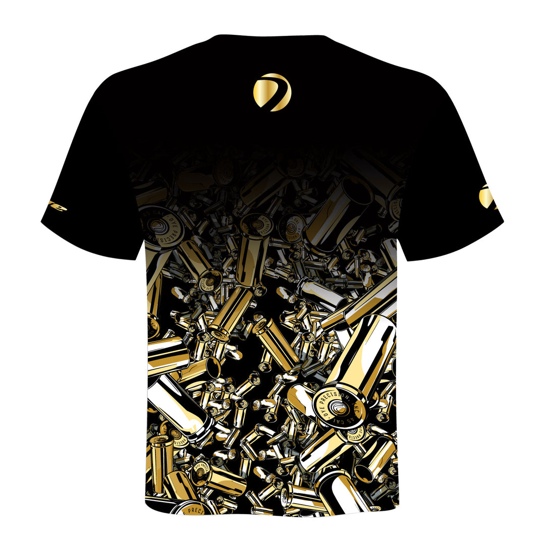 DYE DRY FIT TEE - Spent paintball t-shirt – angled side view