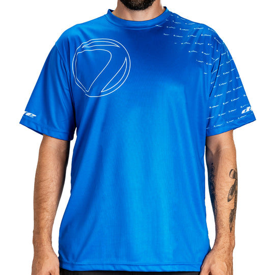 DYE-Fit Sphere Repeat Shirt - Cyan