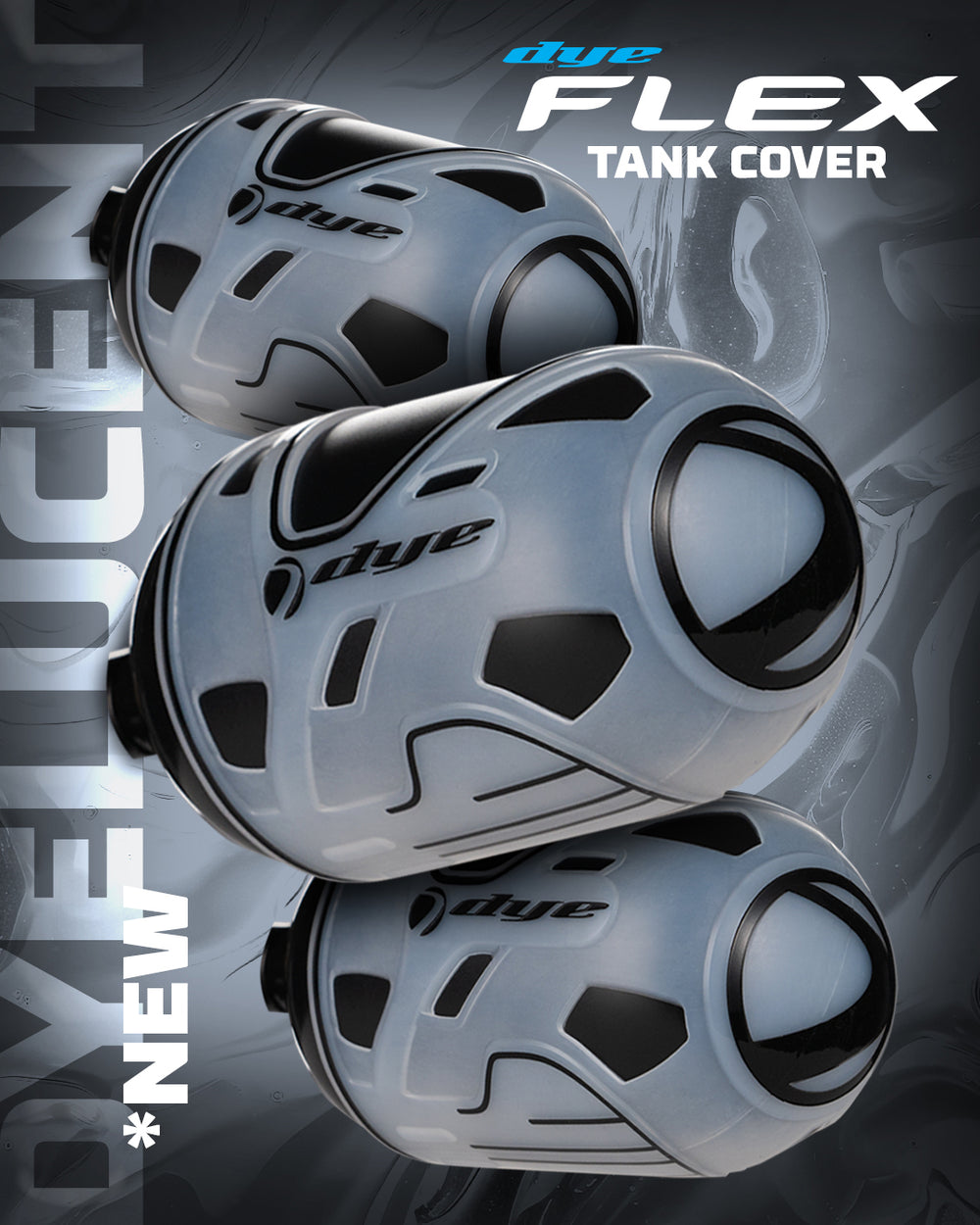 Dye Flex Tank Cover | Fits 50–90ci Paintball Air Tanks - Dyelucent Series