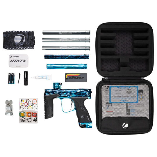 DYE MXR Marker PGA Branded paintball marker – in-hand scale reference