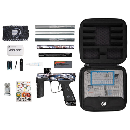 DYE MXR Marker PGA Deathstar paintball marker – in-hand scale reference