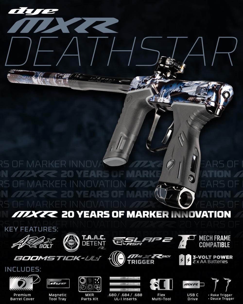 ゆうきんぐmxr MXR MARKER PGA DEATHSTAR – DYE Paintball