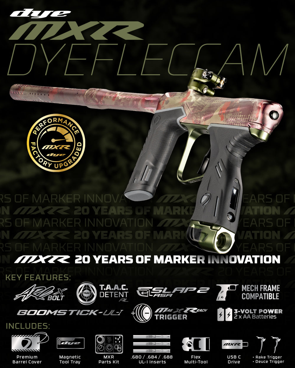 MXR MARKER PGA DYEFLECTARN