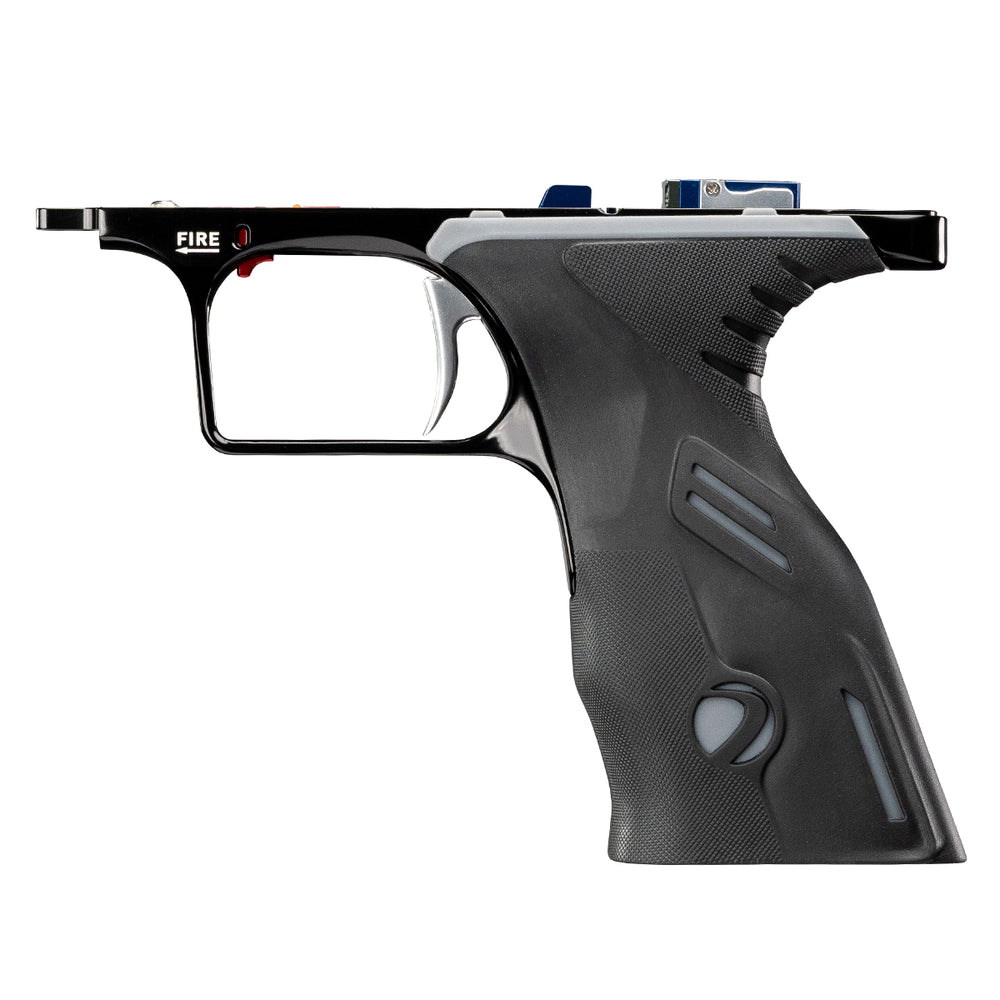 DYE MXR Mech mechanical trigger frame – angled side view