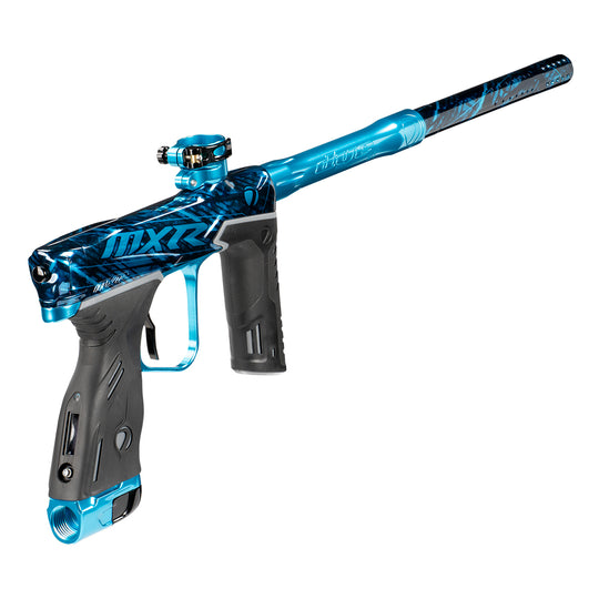DYE MXR Marker PGA Branded paintball marker – top-down detail view