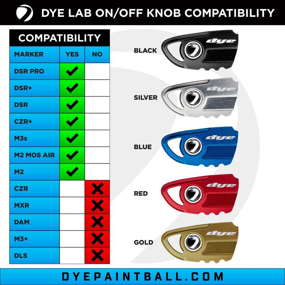 DYE Dyelab Skeletonized ASA Knob – DYE paintball marker – angled side view