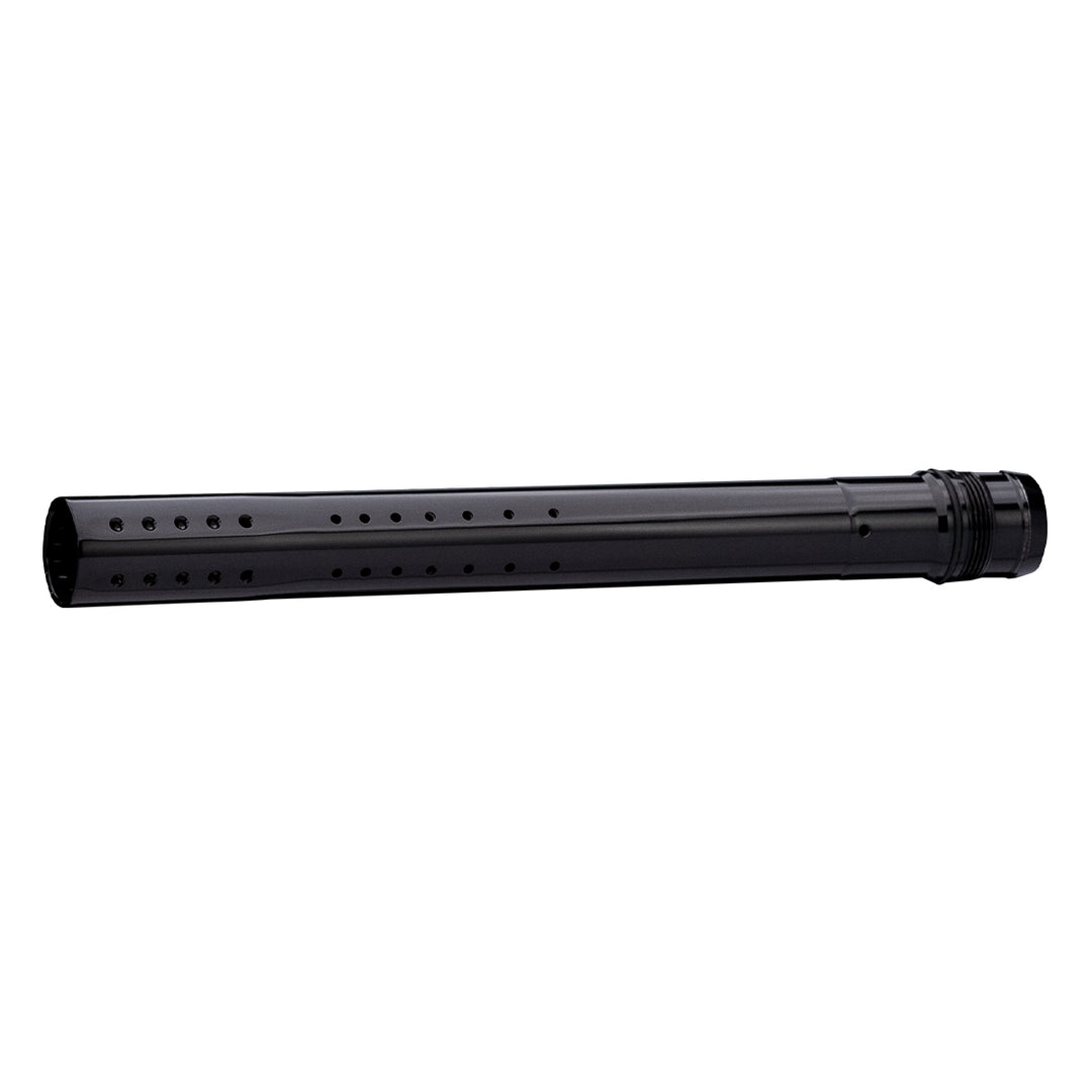 DYE Boomstick UL-I Barrel Tip 14 And 1 paintball barrel – angled side view