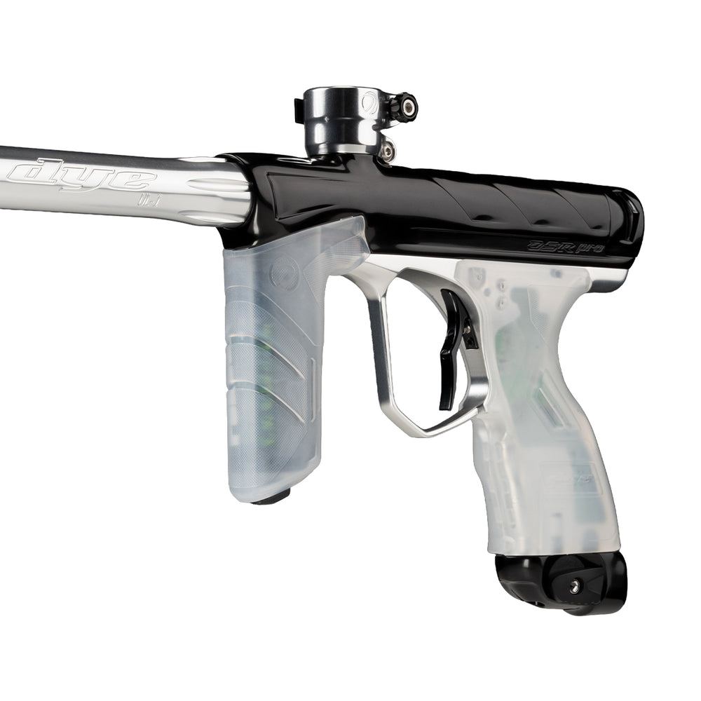 DYE DSR Sticky Grip Kit replacement paintball grip – angled side view