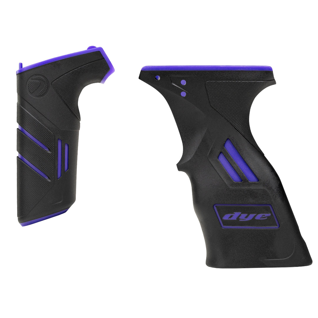 DYE DSR Sticky Grip Kit replacement paintball grip – exploded / parts view