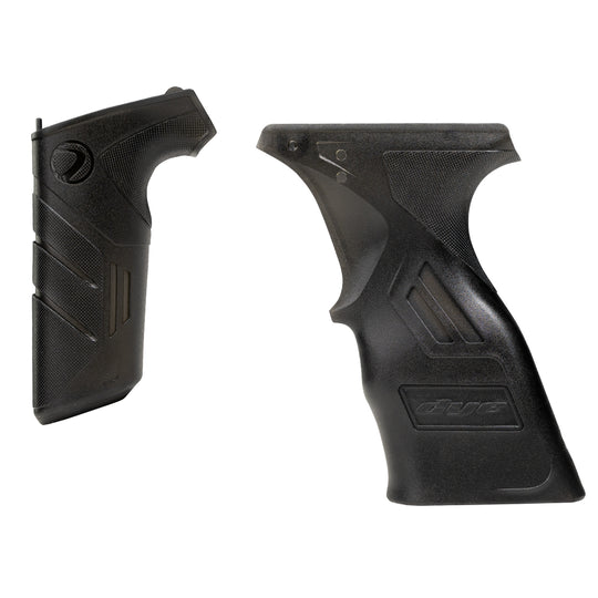 DYE DSR Sticky Grip Kit replacement paintball grip – lifestyle / on-field shot
