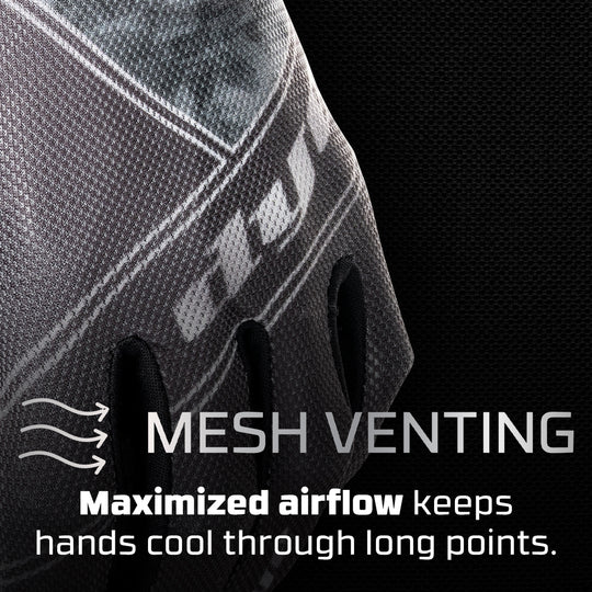 DYE FLX Glove paintball glove – in-hand scale reference