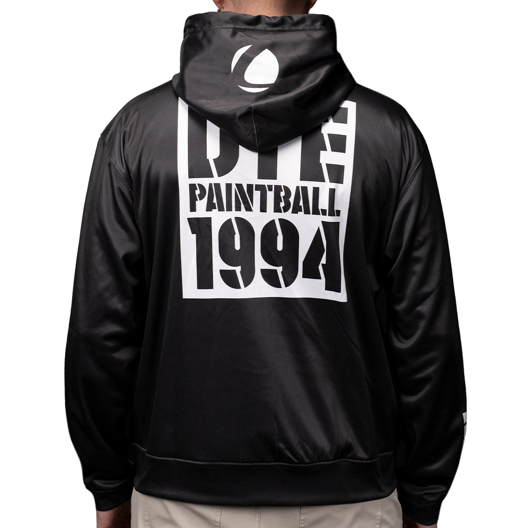 DYE ZIP HOODIE - 1994 BLACK